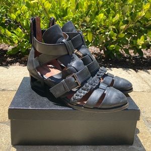 Black Braided Jeffery Campbells